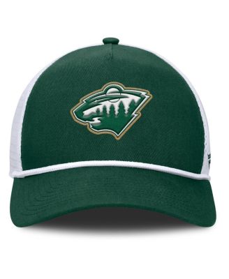 Men's Green/White Minnesota Wild Bermuda A-Frame Adjustable Hat