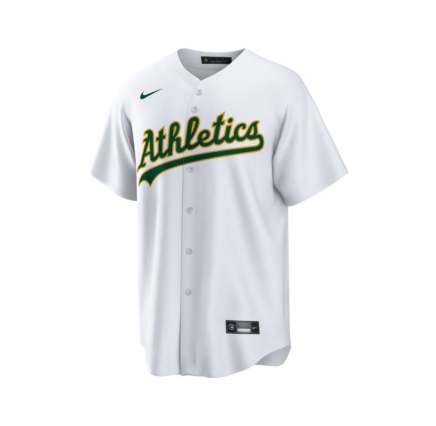 Men's White Athletics Home Big & Tall Replica Jersey