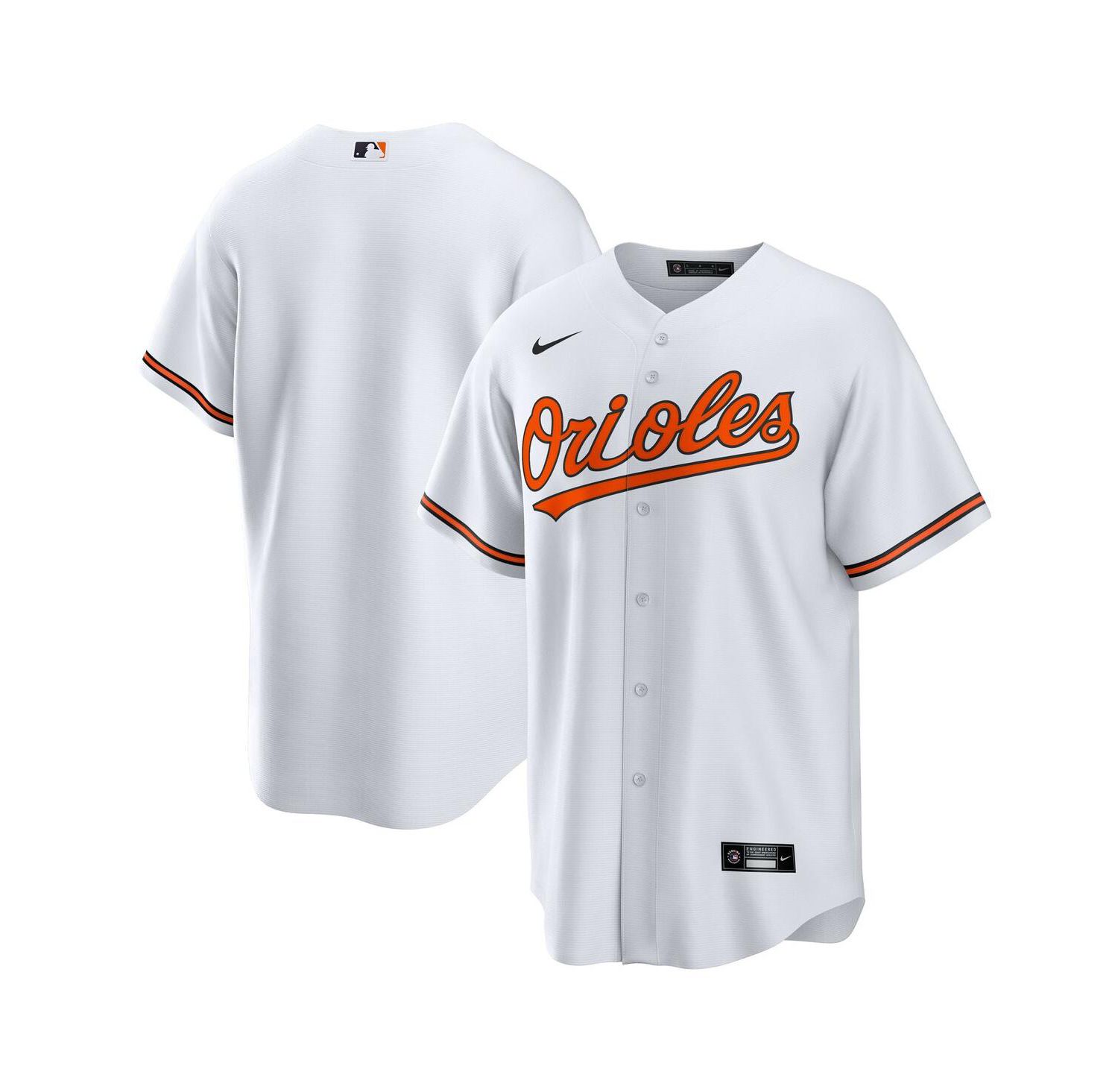 Men's White Baltimore Orioles Home Big & Tall Replica Jersey