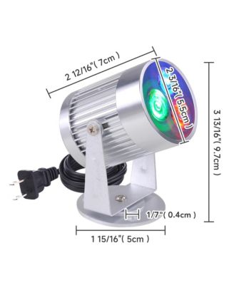 3W RGB Disco Ball Spotlight LED Beam Pinspot Stage Effect Lighting Party DJ Bands Club