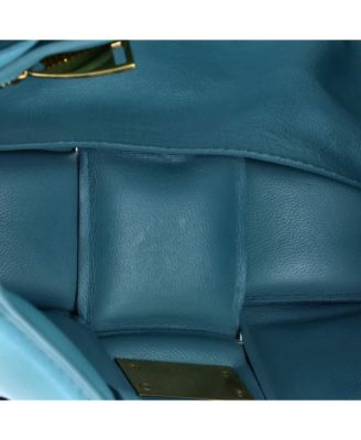 Cassette Chain Crossbody Bag Padded Maxi Intrecciato Leather