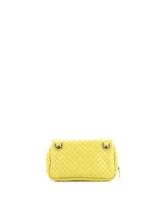 Small Expandable Chain Crossbody Bag Intrecciato Nappa