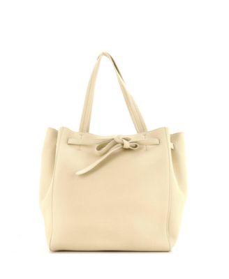 Small Phantom Tie Cabas Tote Leather