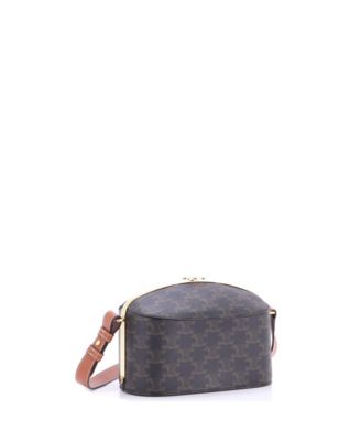 Lunch Box Bag Triomphe Coated Canvas