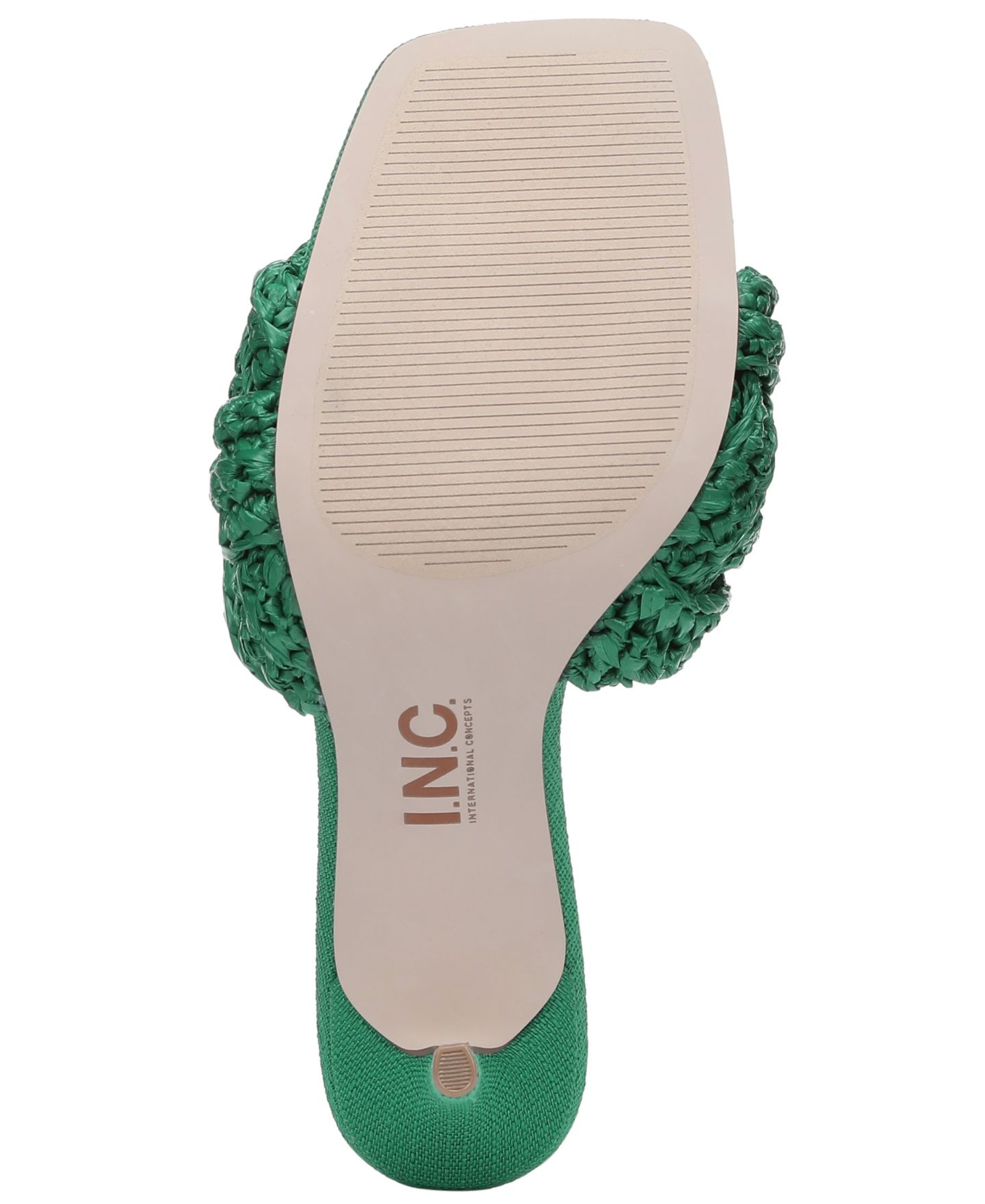 Женские сандалии I.N.C. International Concepts Speedyy Slip-On Dress Sandals, цвет: Яркий зелёный — фото 5