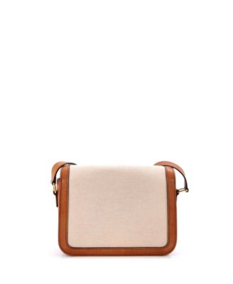 Medium Triomphe Shoulder Bag Canvas with Leather