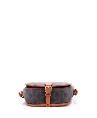 Medium Folco Bag Triomphe Coated Canvas