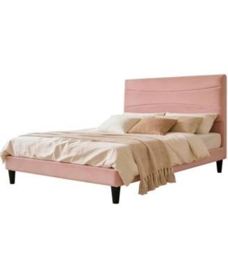Twin Metal Platform Bed Frame with Decorative Headboard & Footboard, Heavy Duty Steel Slats, Underbed Storage