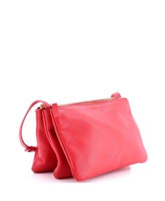 Small Trio Crossbody Bag Leather