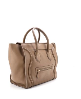 Mini Luggage Bag Smooth Leather