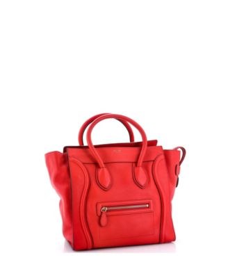 Mini Luggage Bag Grainy Leather