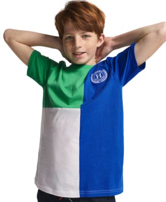 Boys' 8-20 Tri-Block Short-Sleeve T-Shirt