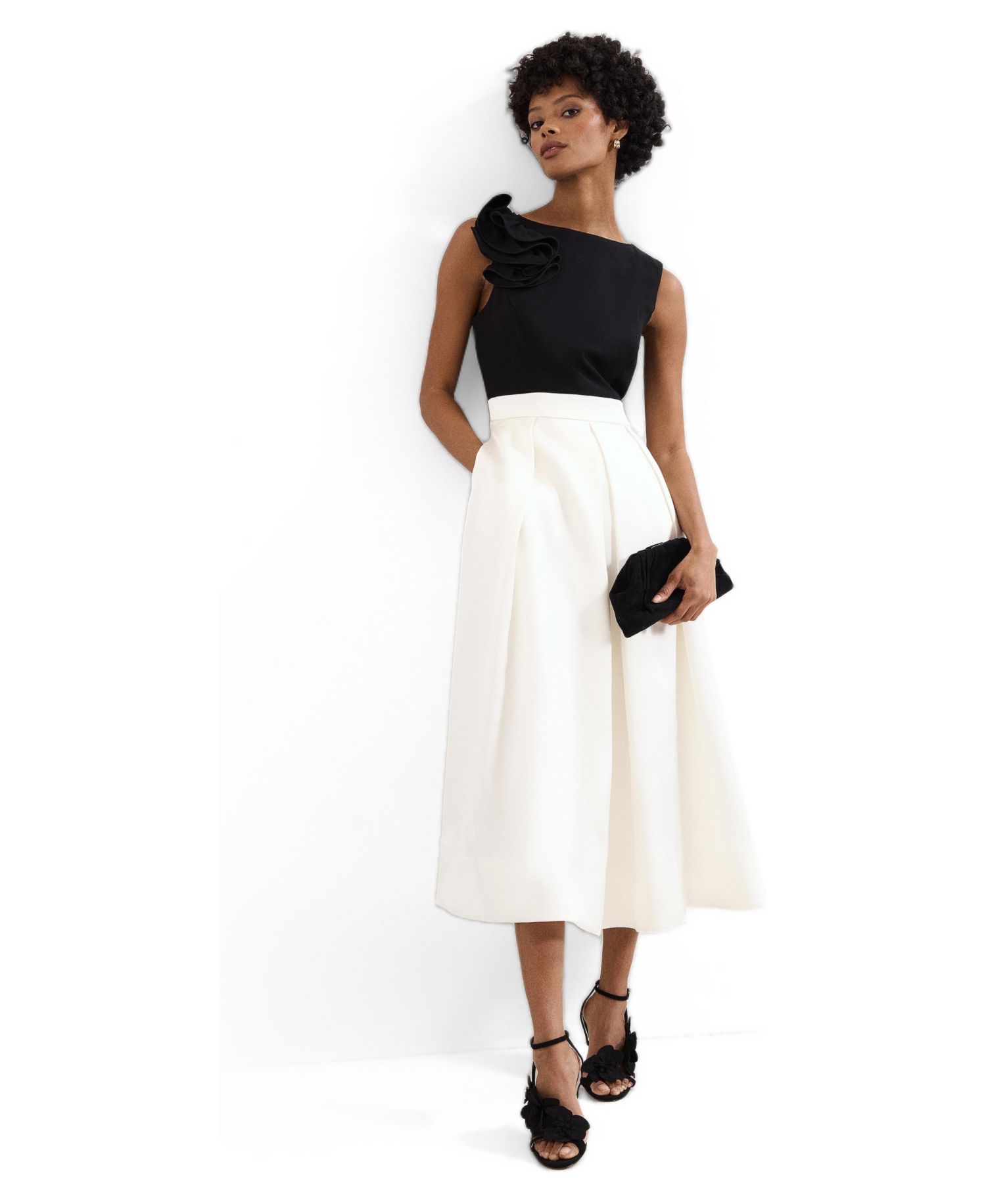 Women's Perla Satin Midi Dress
