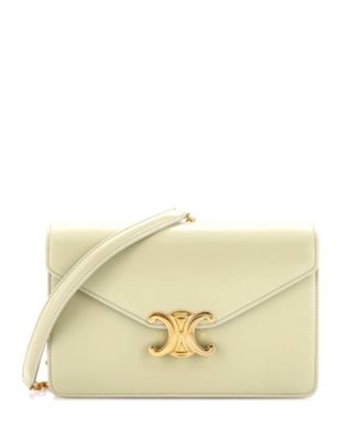 Margo Triomphe Wallet on Chain Leather