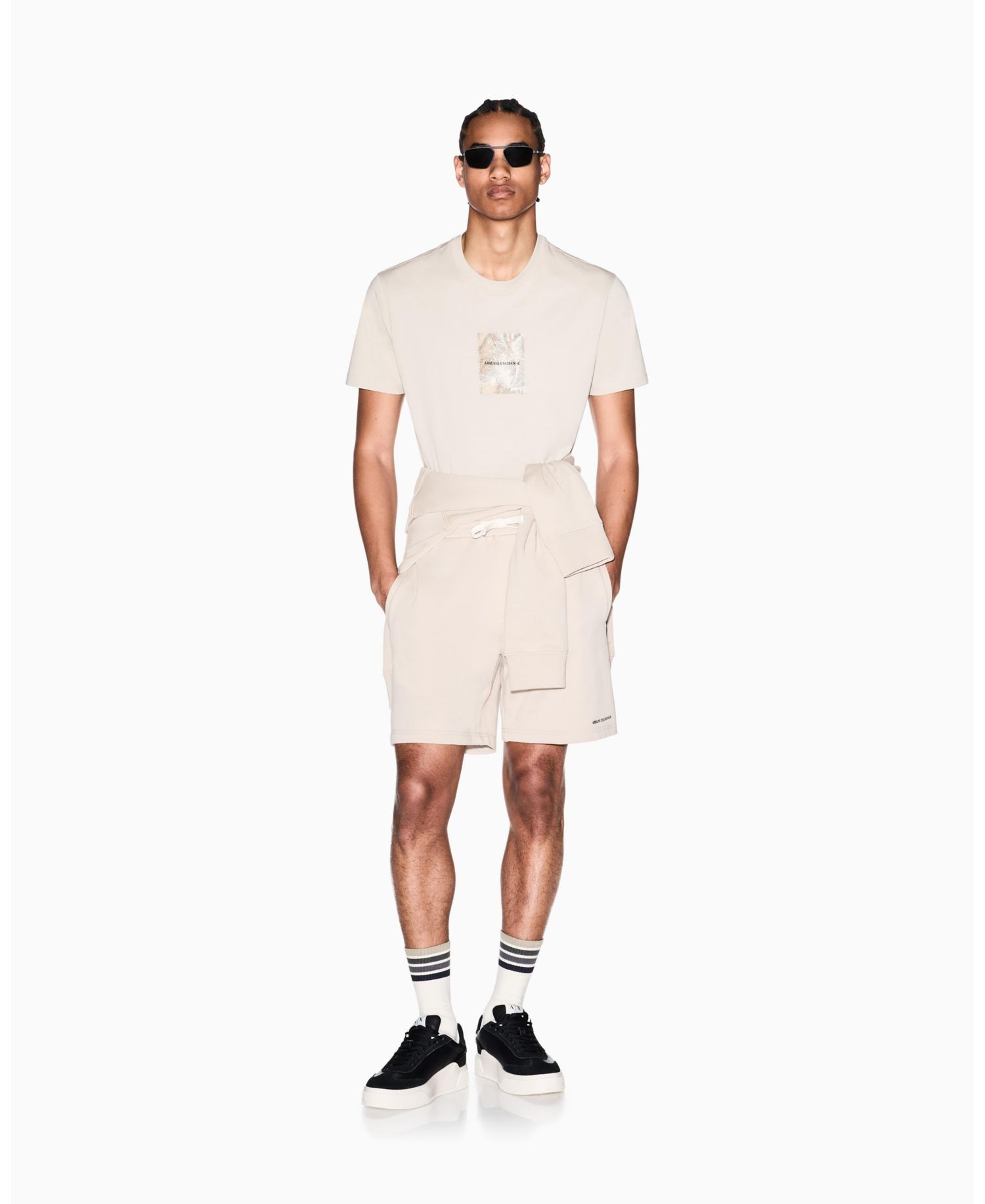 Men's IBIZA X Leaf Box Print T-Shirt