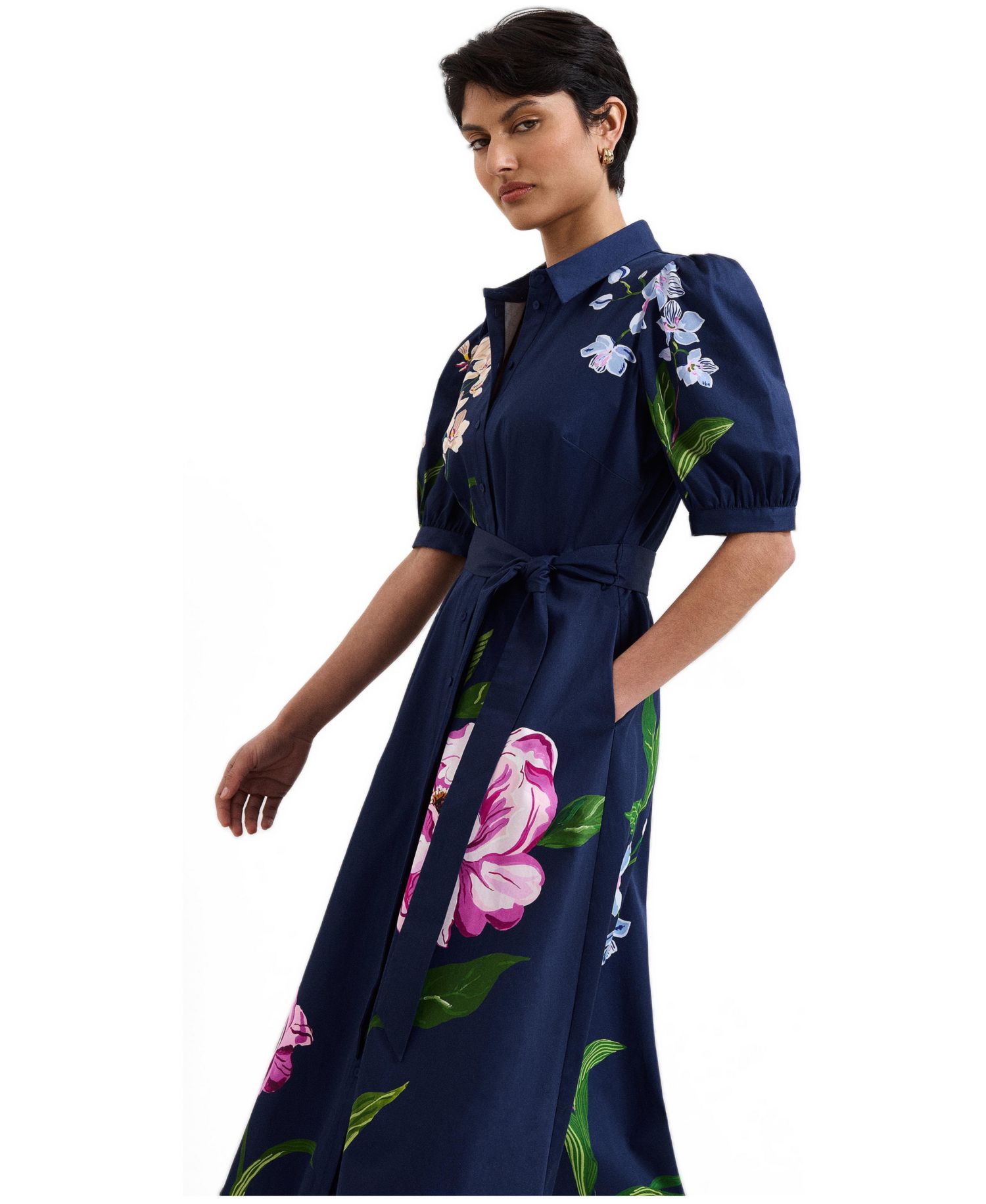 Women's Kerrie Floral Shirt Dress