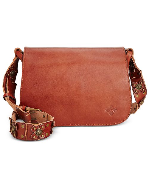 Patricia Nash Strapped Vintage Rosa Saddle Bag & Reviews - Handbags & Accessories - Macy&#39;s