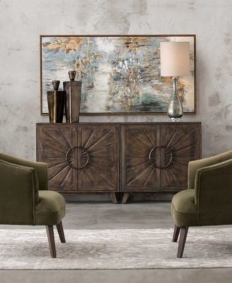 Behind The Falls Abstract Art