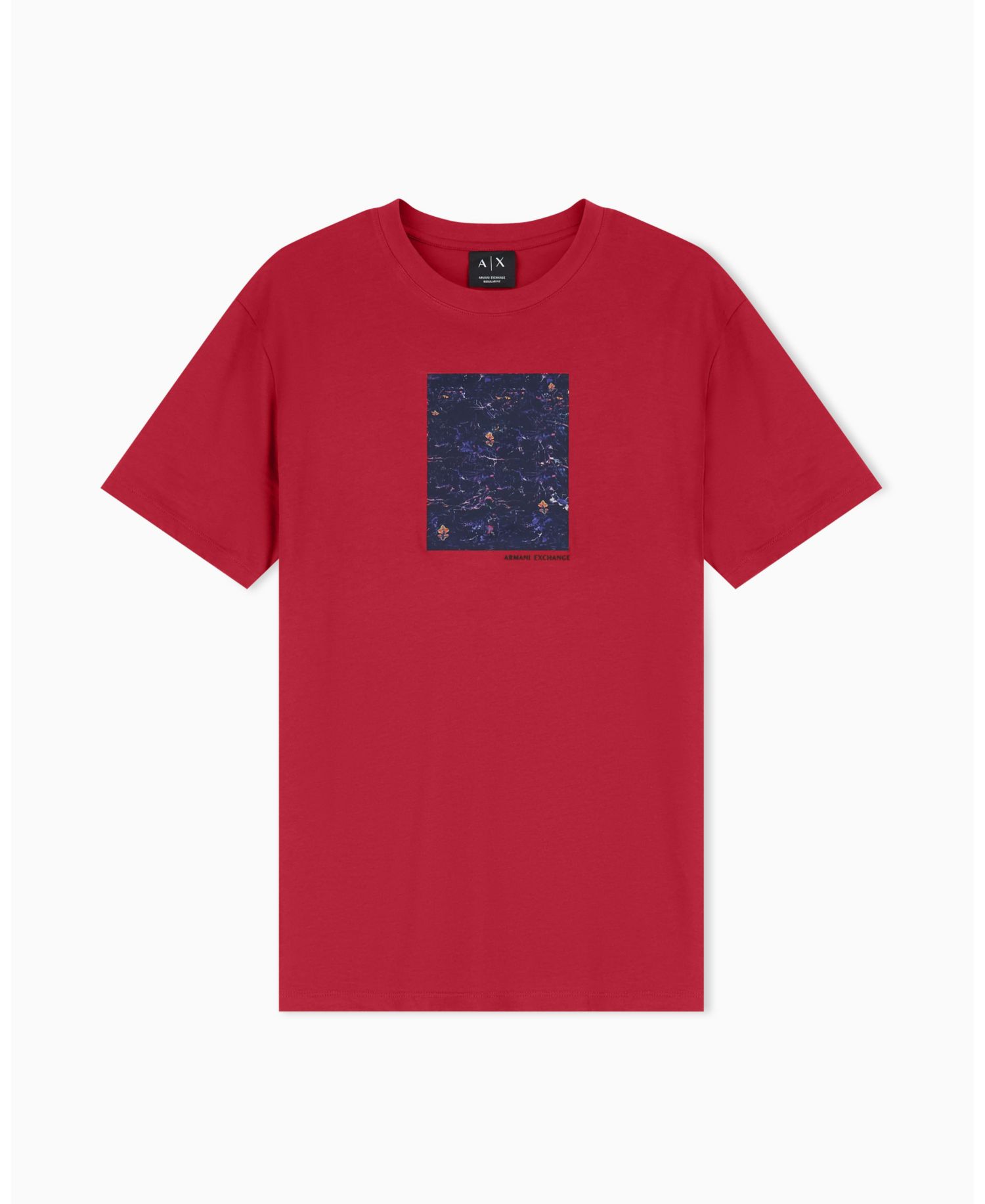 Men's Short Sleeve Floral Box T-Shirt