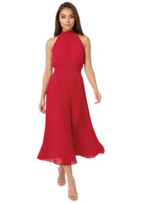 Women's Sleeveless Pleated Dress