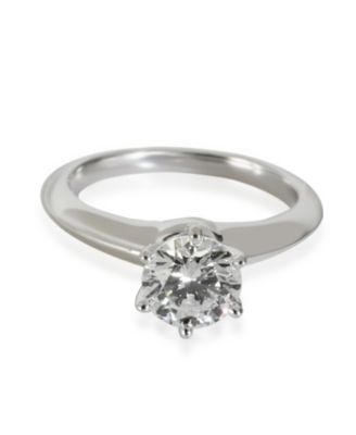 Solitaire Engagement Ring in Platinum H VS2 1.02 CTW