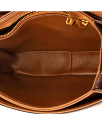 Teen Triomphe Shoulder Bag Canvas with Leather