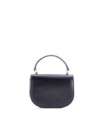 Mini Triomphe Besace Clea Top Handle Flap Bag Leather