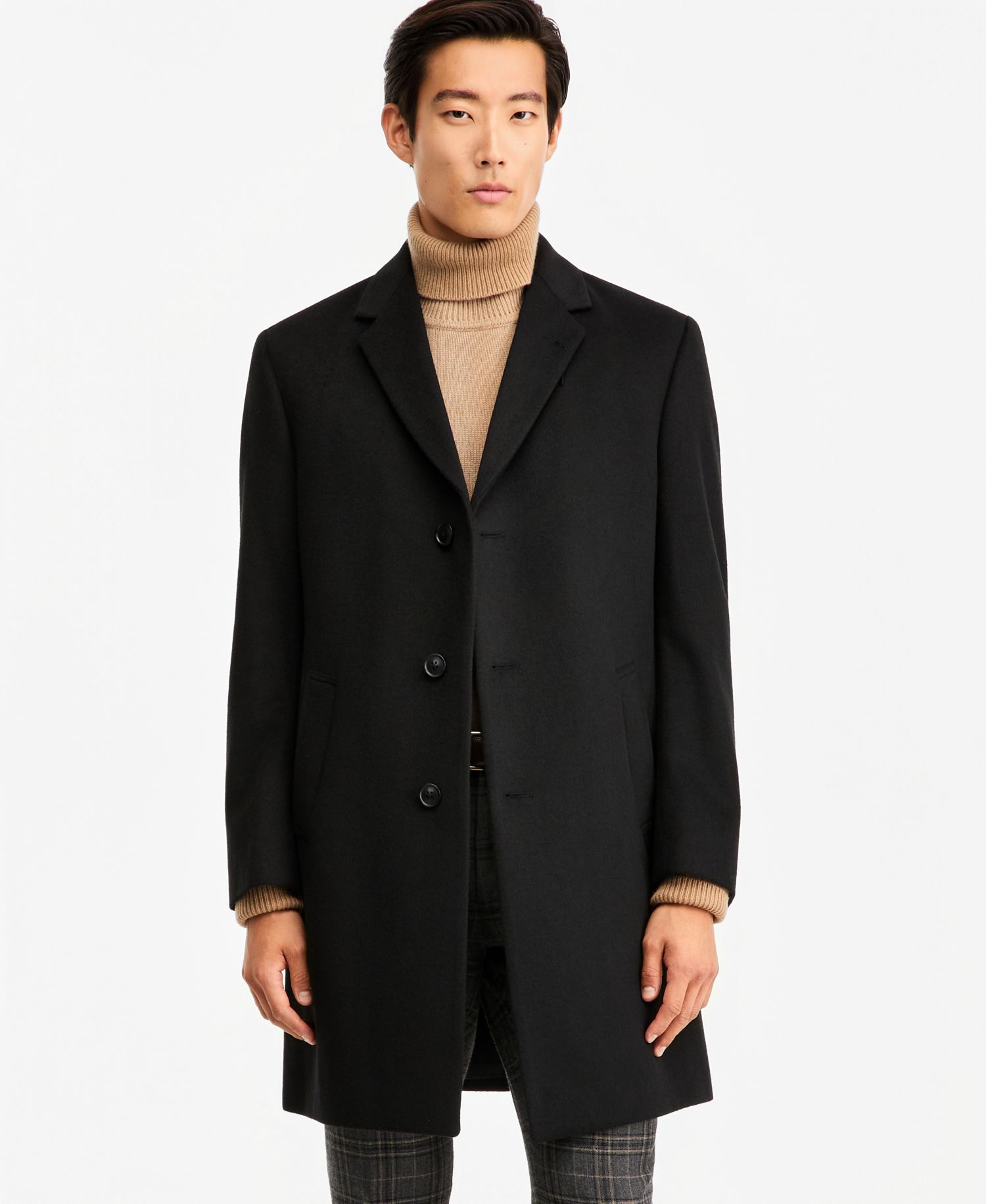 Men's Classic-Fit Camber Wool Overcoat