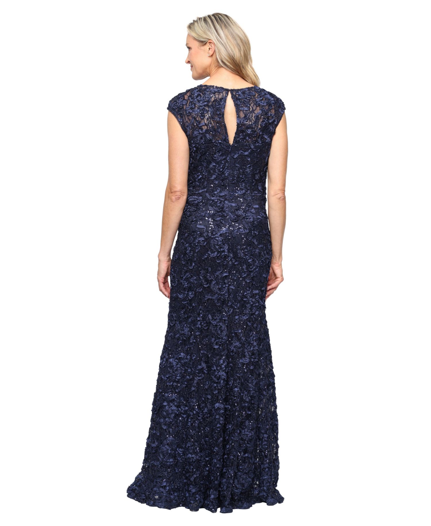 Petite Sequin Sweetheart Gown