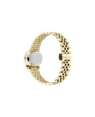 Women's Gold Stainless Steel Bracelet Watch, 23mm