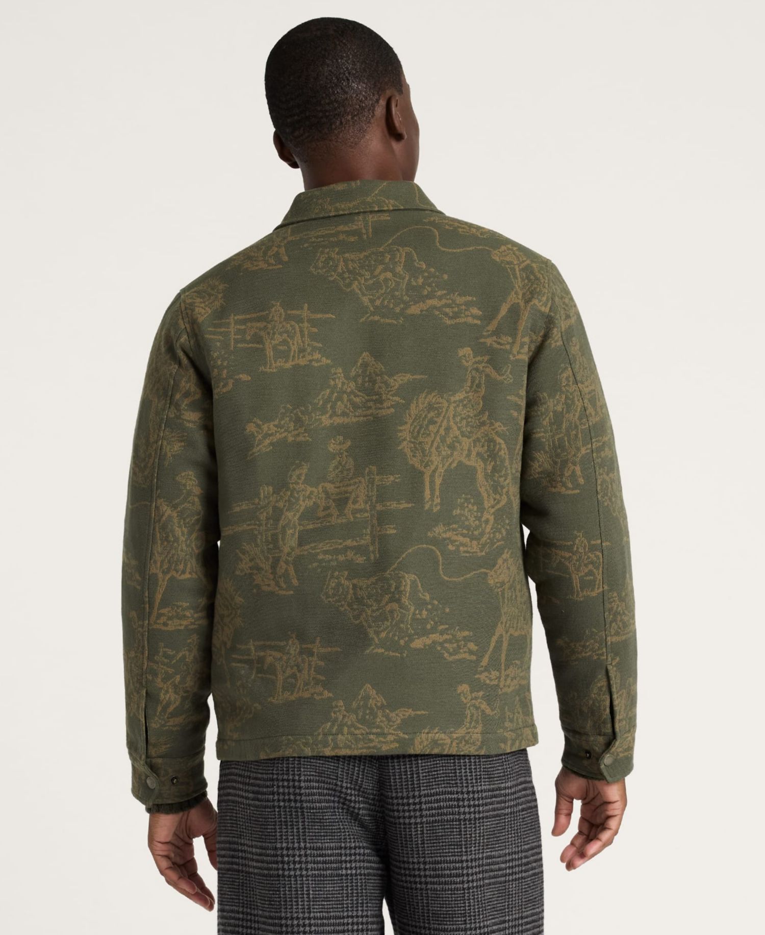 Mens Quilted Chamois Work Jacket