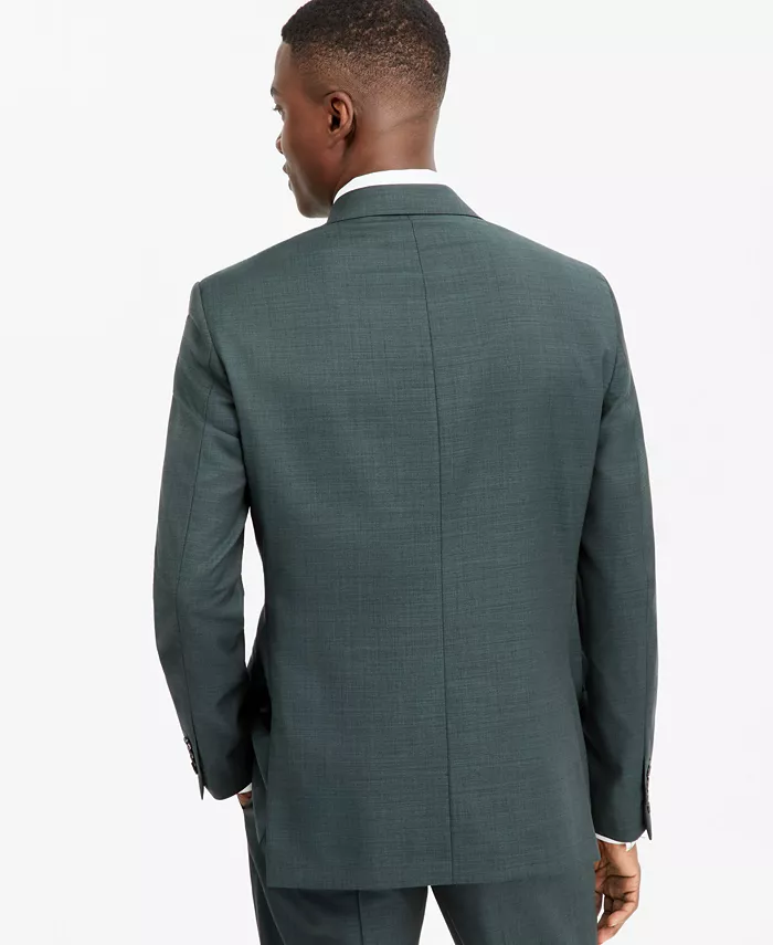 Men's Slim-Fit Wool-Blend Suit Jacket - thumbnail 2