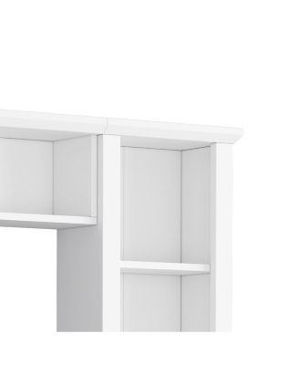 Minimalist Entertainment Wall Unit Set with Bridge for TVs Up to 75