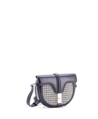 Small Besace 16 Bag Tweed and Leather