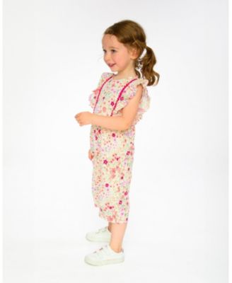 Little Girls Muslin Jumpsuit