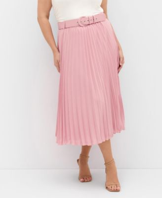 Women's Petra Pleat Midi Skirt