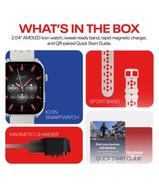 ICON Smartwatch with 2.04" AMOLED Display, 10-Day Battery Life, 80+ Sport Mode