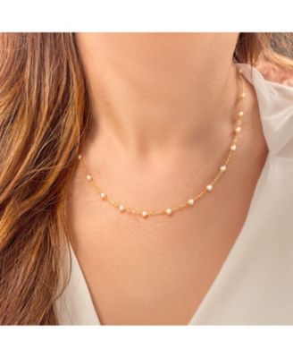 Pearl Bead Chain Necklace