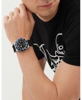 Men's Aquastorm Silver Stainless Steel Bracelet Watch, 44mm