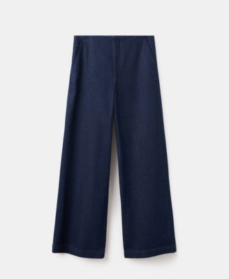 Women's Wide Leg Mid-Rise Jeans