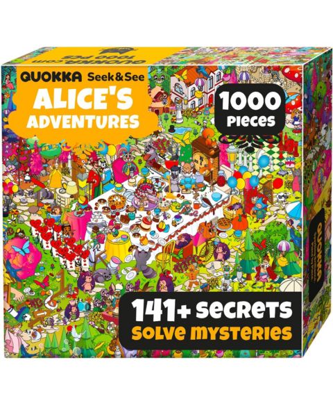 Детский пазл Quokka 1000 Piece Mystery Puzzle, Ages 14+, цвет: Alice