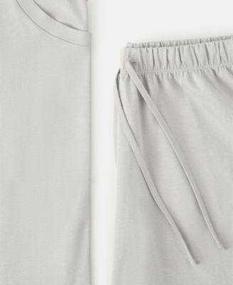 Women's Cotton Two-Piece Short-Sleeved Pajamas