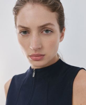 Women's Zipper Fitted Vest