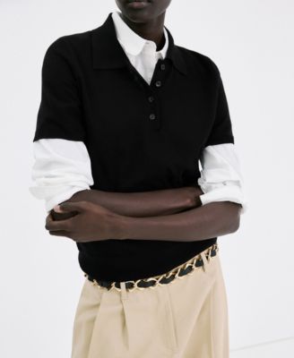 Women's Polo Neck Sweater