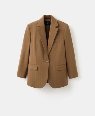 Women's Pinstripe Suit Blazer