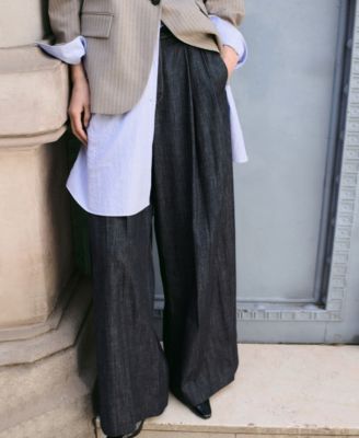 Women's Wide Leg Denim Pants