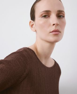 Women's Long-Sleeve Knitted Sweater