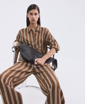 Women's Striped Straight Shirt