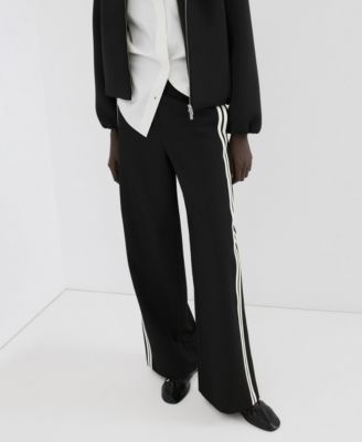 Women's Combined Striped Pants