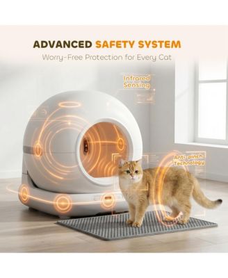 Automatic Litter Box, Self Cleaning Litter Box for Multiple Cats